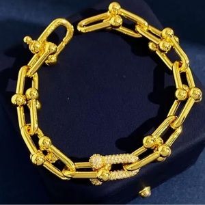 Designer Boutique U Link CZ Hardwear‎ link bracelet. NWOT.